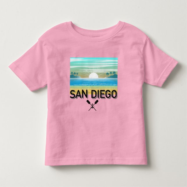 San Diego Design - Pequeño camiseta fina de Jersey (Anverso)