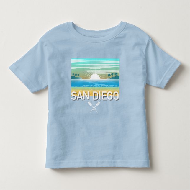 San Diego Design - Pequeño camiseta fina de Jersey (Anverso)