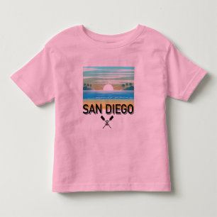San Diego Design - Pequeño camiseta fina de Jersey