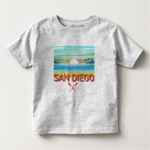 San Diego Design - Pequeño camiseta fina de Jersey