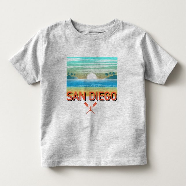 San Diego Design - Pequeño camiseta fina de Jersey (Anverso)