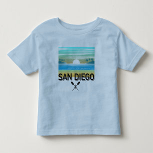 San Diego Design - Pequeño camiseta fina de Jersey