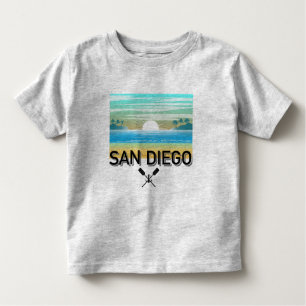 San Diego Design - Pequeño camiseta fina de Jersey