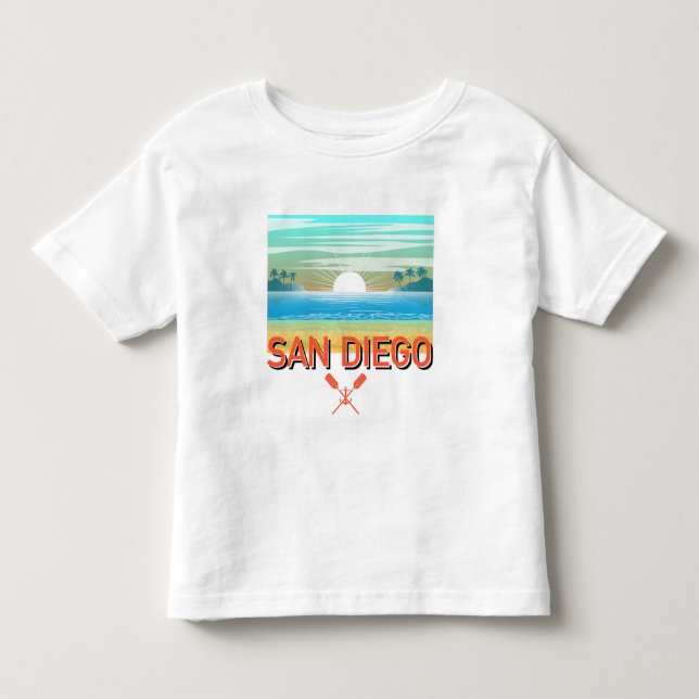 San Diego Design - Pequeño camiseta fina de Jersey (Anverso)