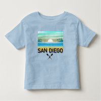 San Diego Design - Pequeño camiseta fina de Jersey