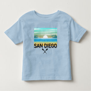 San Diego Design - Pequeño camiseta fina de Jersey