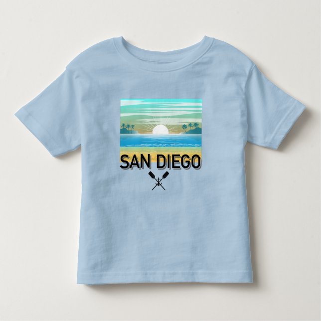 San Diego Design - Pequeño camiseta fina de Jersey (Anverso)