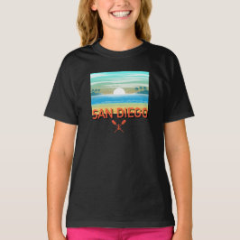 San Diego Diseño - Camiseta básica para niñas