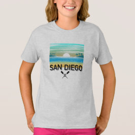 San Diego Diseño - Camiseta básica para niñas