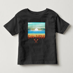 San Diego Diseño - Camiseta de Jersey Fina para Ni