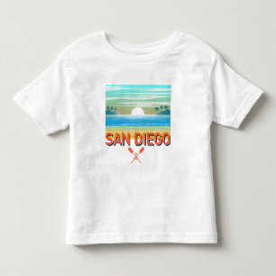 San Diego Diseño - Camiseta de jersey suave para n