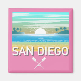 San Diego Diseño - Imán Cuadrado