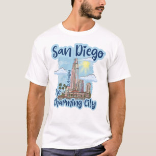San Diego La Encantadora Camisa De La Ciudad