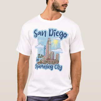 San Diego La Encantadora Camisa De La Ciudad