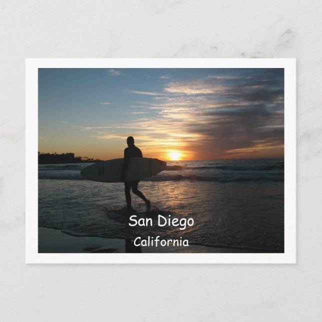 San Diego, postal (Anverso)