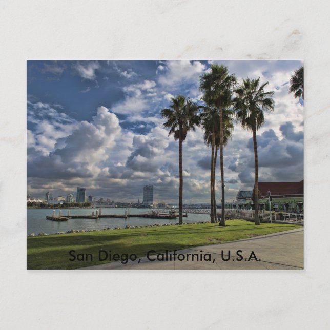 San Diego, postal (Anverso)