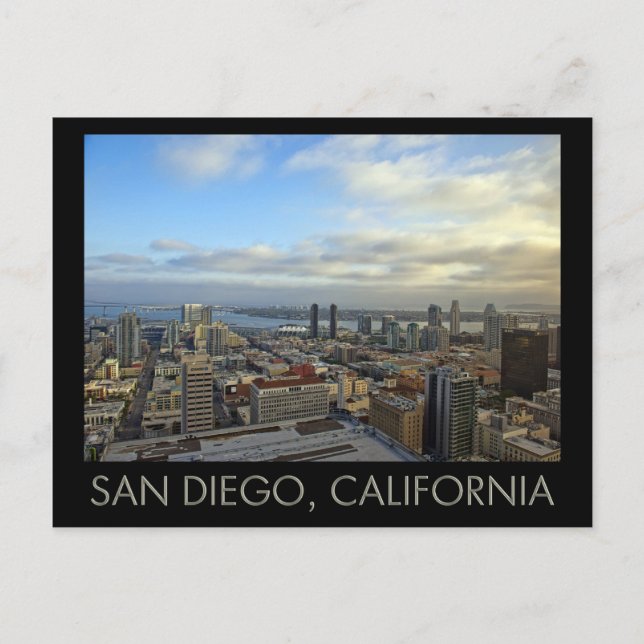 San Diego, postal de California (Anverso)