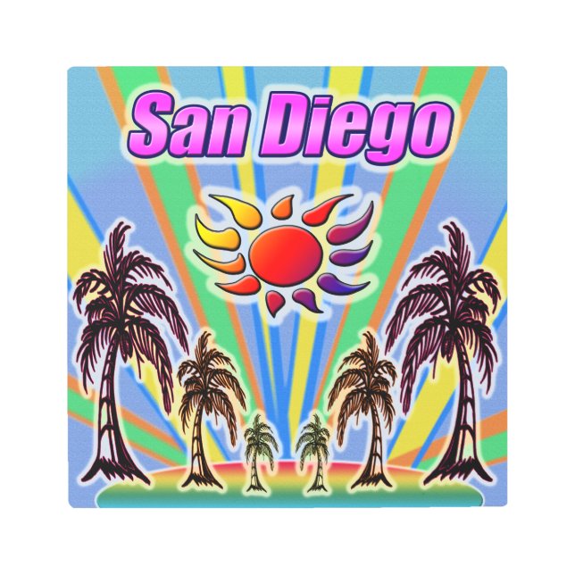 San Diego Summer Love Arte Metalizado (Anverso)