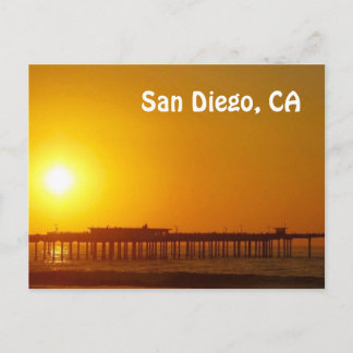 San Diego, tarjeta postal CA