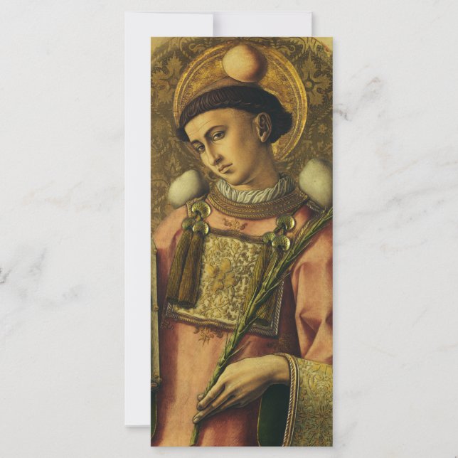 San Esteban el Protomártir Iconografía de Arte Fin (Anverso)
