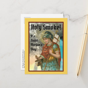 San Floriano con balde (Humo; M 019) Tarjeta posta