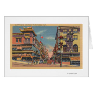 San Francisco, avenida de CAGrant en Chinatown