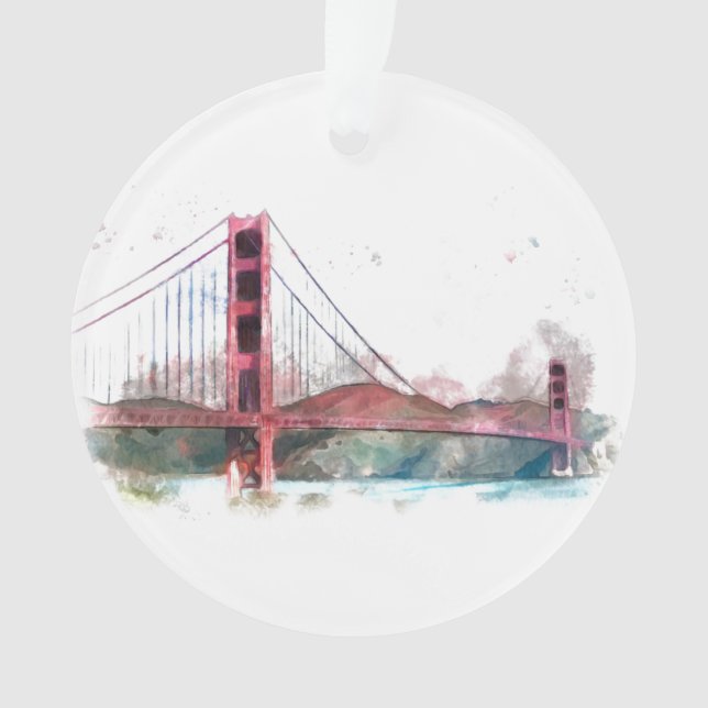 San Francisco, CA - Ornamento del puente Golden Ga (Anverso)