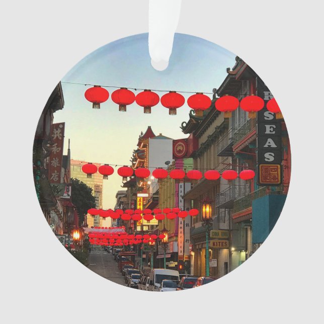 San Francisco Chinatown #9 Ornamento (Anverso)