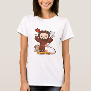 San Francisco de Asís, camiseta católica para muje