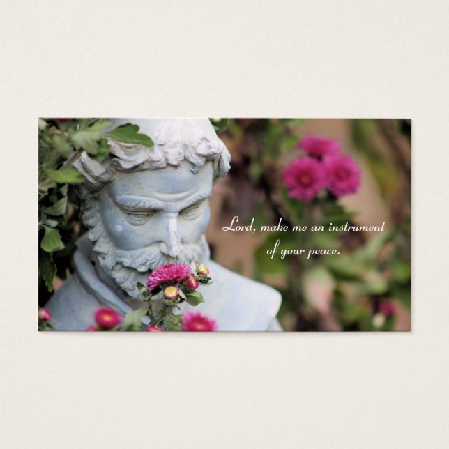 San Francisco de las tarjetas de la oración de Así (Frente)