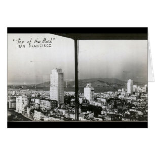 San Francisco desde arriba del vintage de la marca