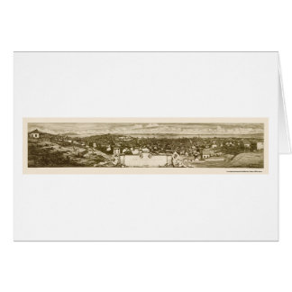 San Francisco, mapa panorámico de CA - 1856