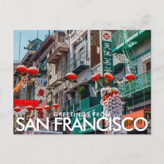 San Francisco, postal de los Estados Unidos (Anverso)