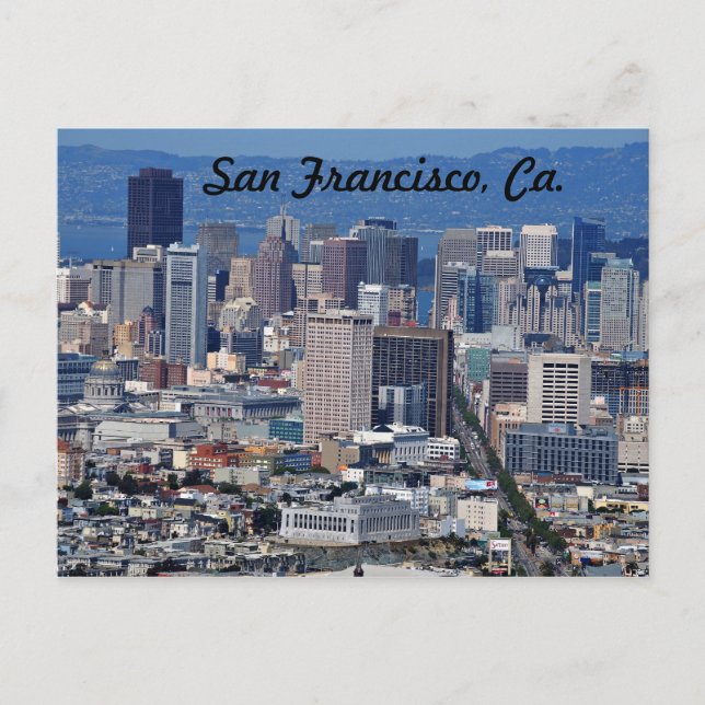 San Francisco, tarjeta postal (Anverso)