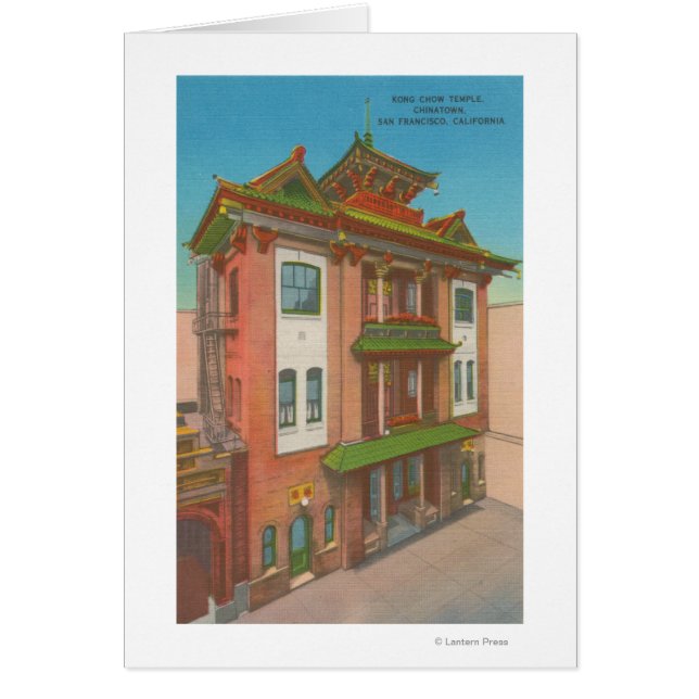 San Francisco, templo CAKong Chow en Chinatown (Frente)