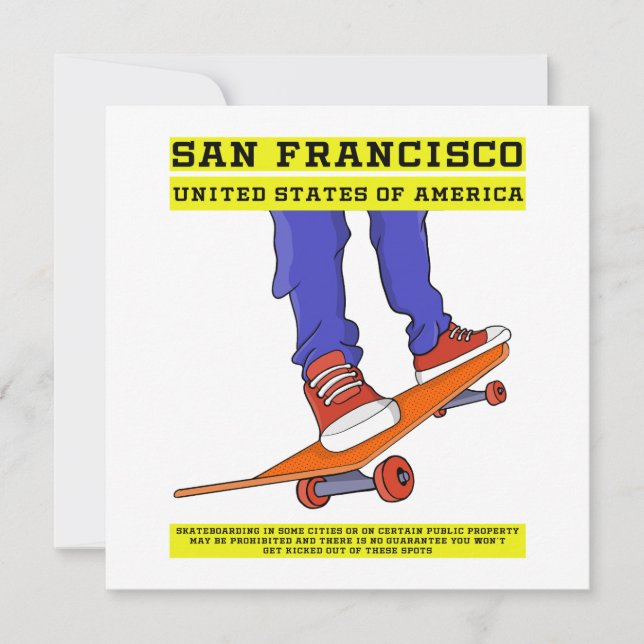 San Francisco, USA Skate (Anverso)