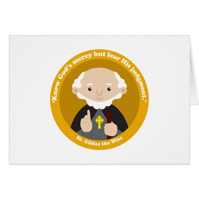 San Gildas el Sabio (Anverso (Horizontal))