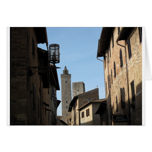 San Gimignano Toscana Italia (Anverso (Horizontal))