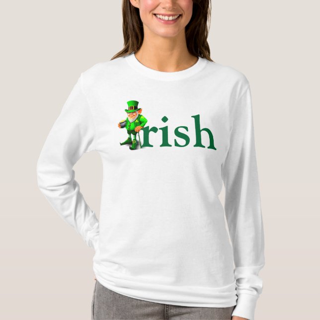 SAN IRLANDÉS. Camiseta DEL DÍA DE PATRICK (Anverso)