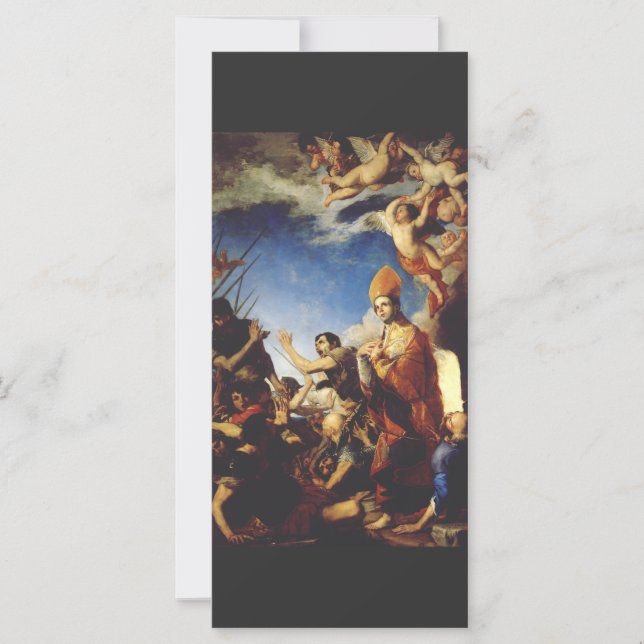 San Jenaro, Obispo de Benevento - Arte fino (Anverso)
