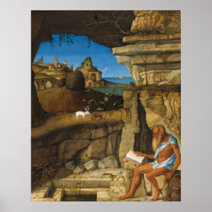 San Jerónimo - Giovanni Bellini Póster de Arte Fin