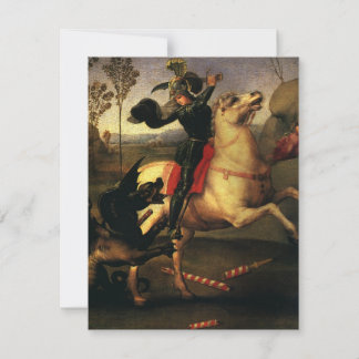San Jorge luchando contra el dragón por Rafael San