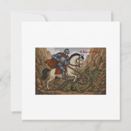 San Jorge mata al Dragón - batalla Lumeçon
