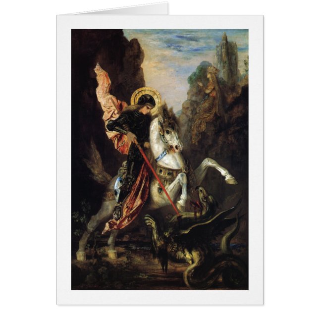 San Jorge y el Bella Artes Dragon Gustave Moreau (Frente)