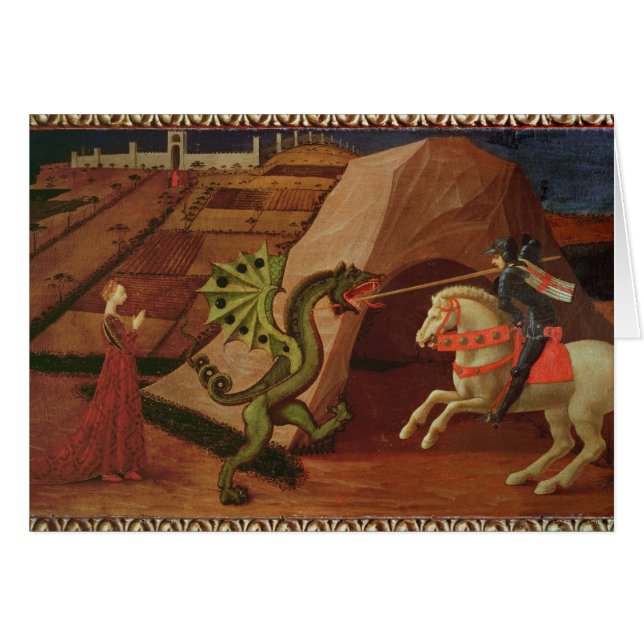 San Jorge y el dragón, c.1439-40 (Anverso (Horizontal))