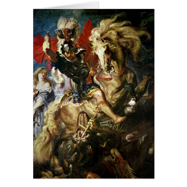 San Jorge y el dragón, c.1606 (Frente)