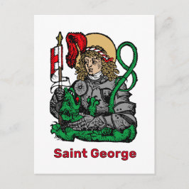 San Jorge y el Dragón (Nuremberg) Tarjeta Postal