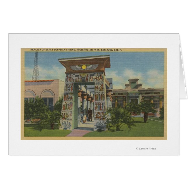San José, CA - Réplica del santuario egipcio (Anverso (Horizontal))