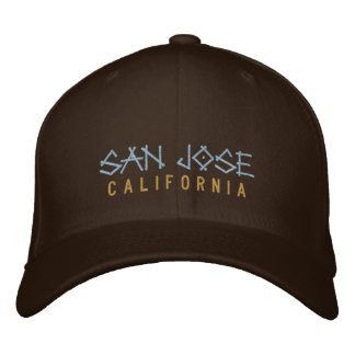 San José California Embroid Gorra en marrón
