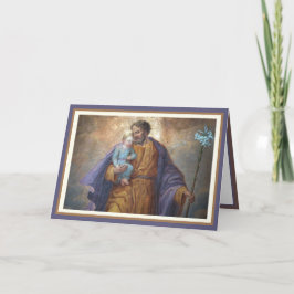 San José Día de los Padres Jesús Tarjeta religiosa